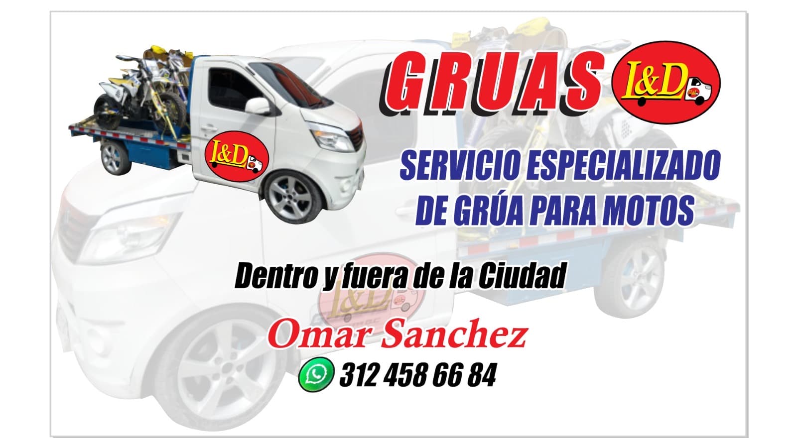 Tarjeta de presentación Grúas L&D